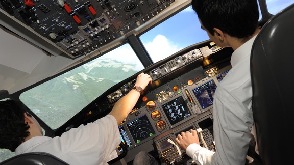 Boeing 737 simulator Schiphol