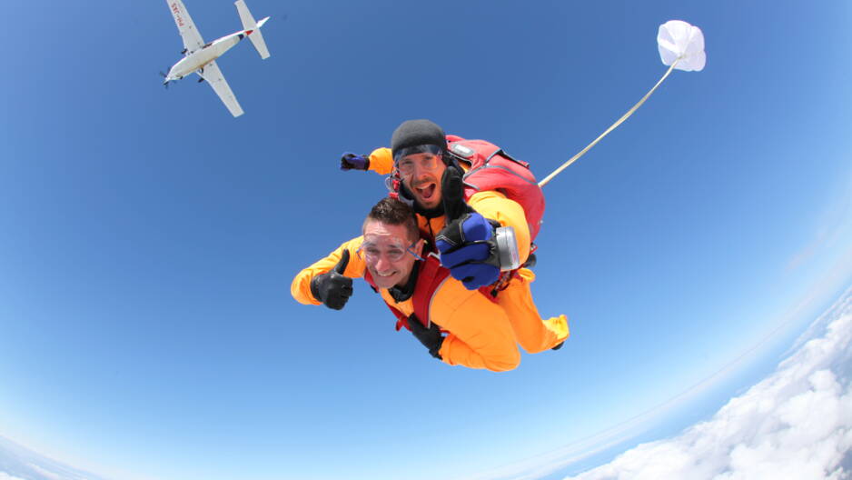 Parachutisme à Texel