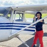 Cessna 150 flying lesson