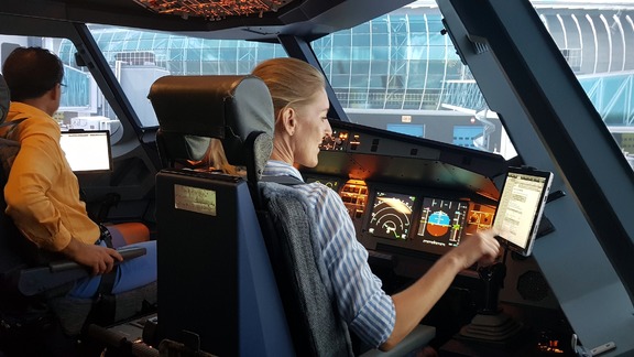 Airbus A320 voller Bewegung simulator 