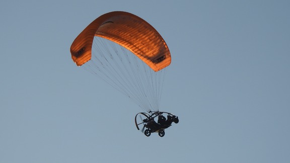 Paramotor vliegen