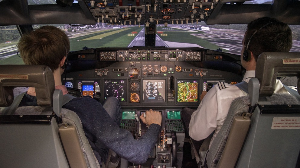 Boeing 737 simulador Schiphol