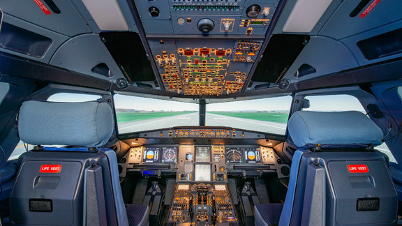 Simulador de vuelo sin instructor
