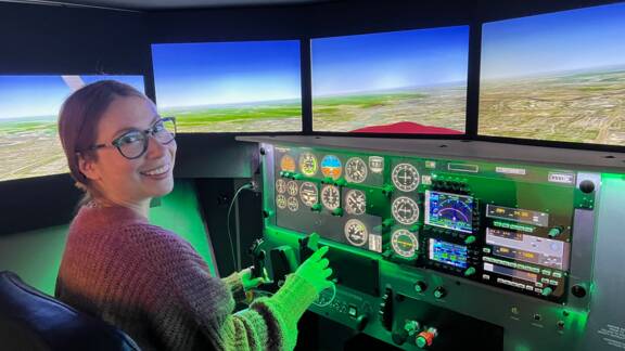 Cessna flight simulator