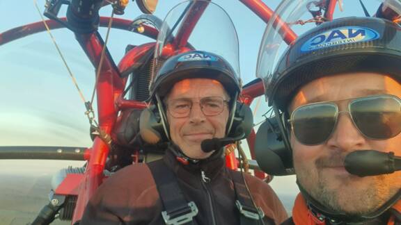 Vol en paramoteur