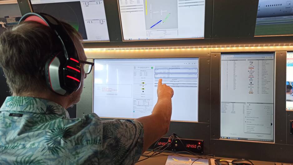 Air traffic control simulator Teuge