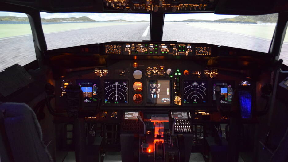 Boeing 737-800 simulator